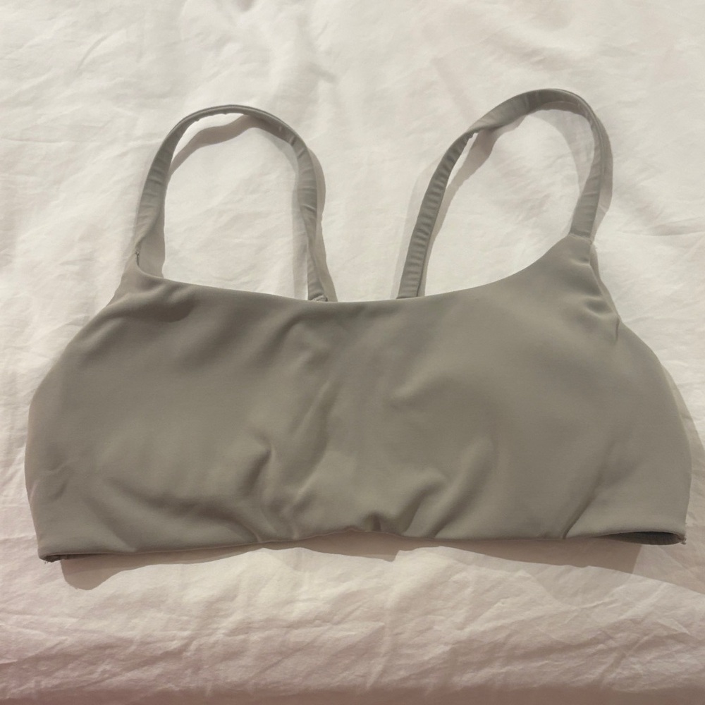 Lululemon Athletica Light Gray Sports Bra